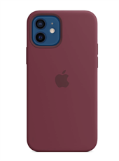 Apple Silikone-etui med MagSafe til iPhone 12/12 Pro – blomme